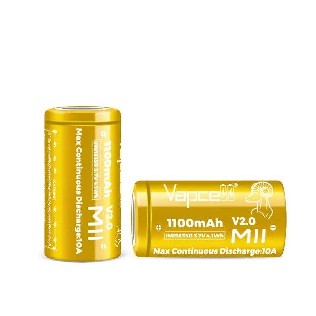 vapcell-inr-18350-m11-v2-0-akku-2er-pack-1100-mah image 1