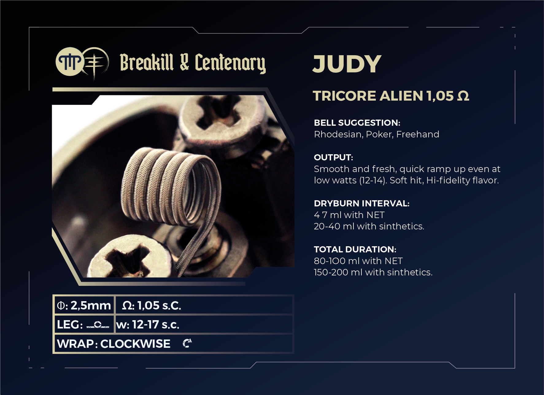 centenary-judy-tricore-alien-1-05-ohm-mtl-fertigcoil image 2